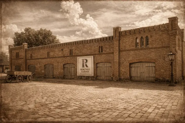 Antiikses stiilis foto Sangaste Mõisa Ringtallist