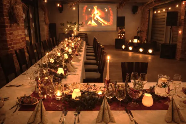 Foto toitlustusest Sangaste Mõisa Ringtallis